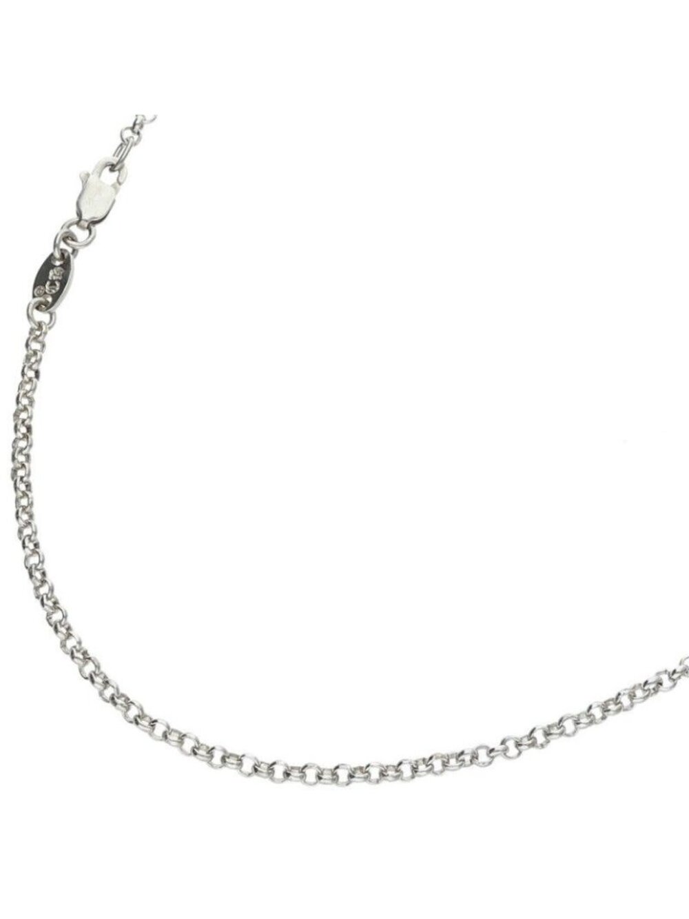 Chrome Hearts Neckchain Roll Chain Silver Necklace